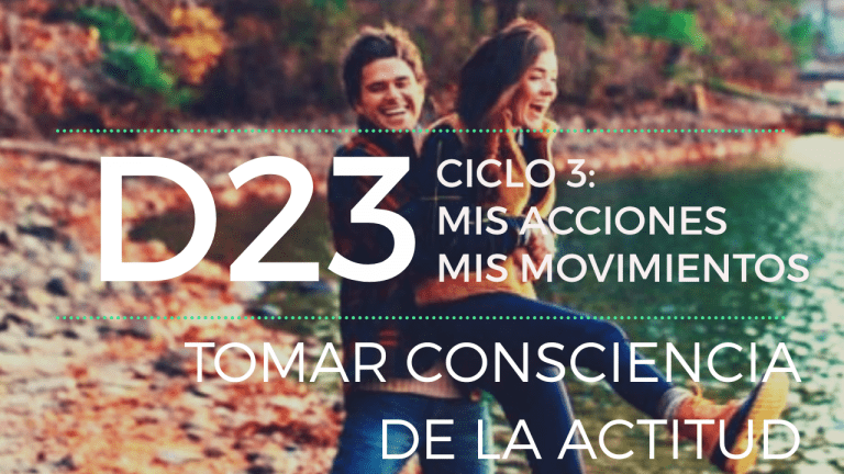 tomar conciencia de la actitud