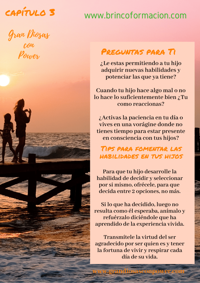 infografía Cómo impulsar las habilidades de tu hijo para la vida